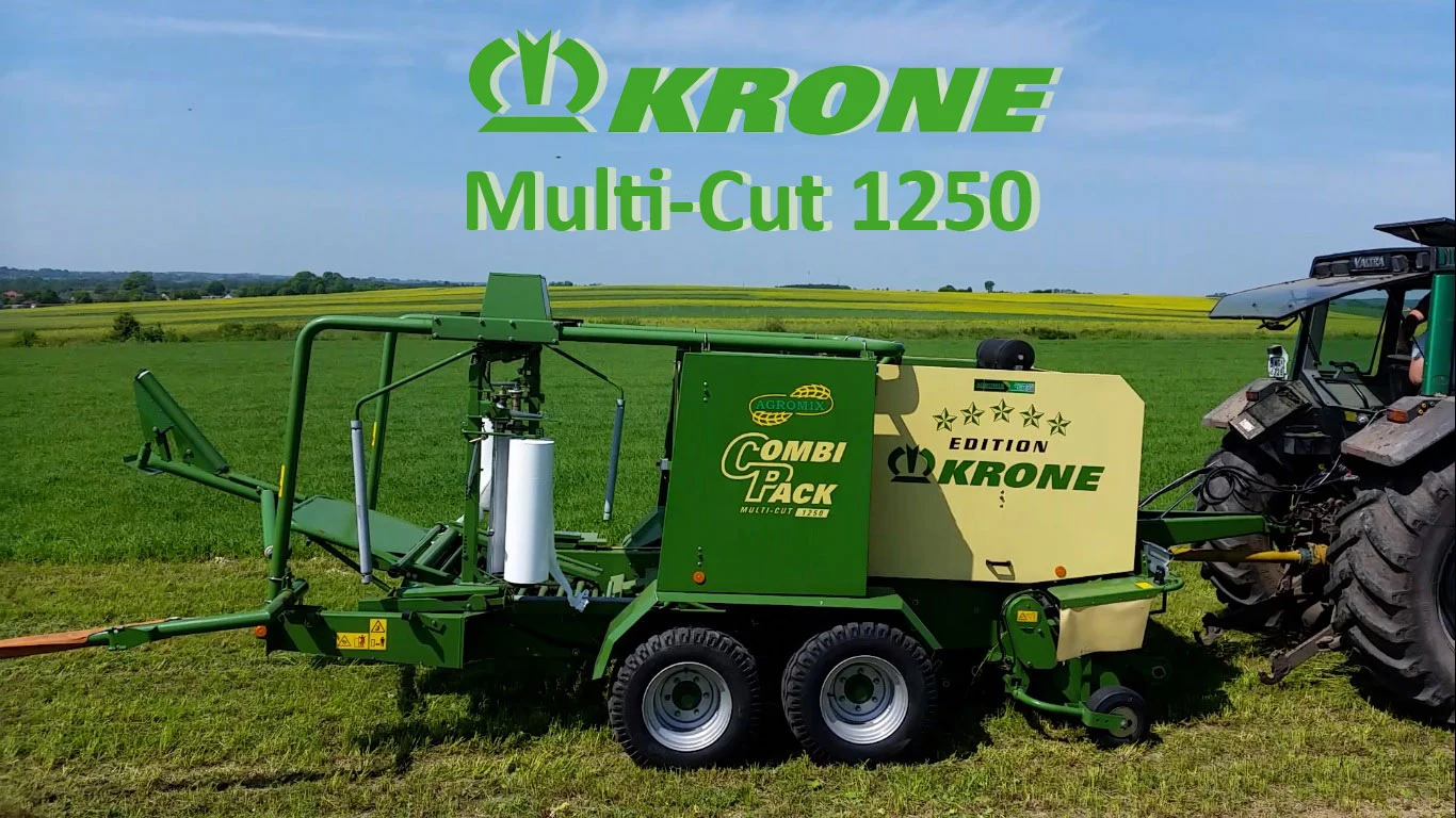 KRONE Multi-Cut 1250 podczas pracy